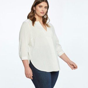 Eloquii Split Front Tunic Top Size 20